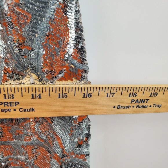 Elegant Silver Strapless Midi Dress - Picture 16 of 16